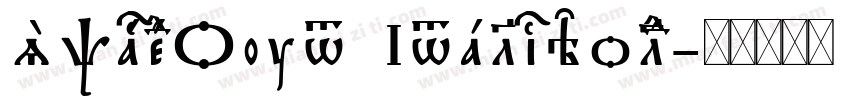 SpacedOut ItalicBold字体转换